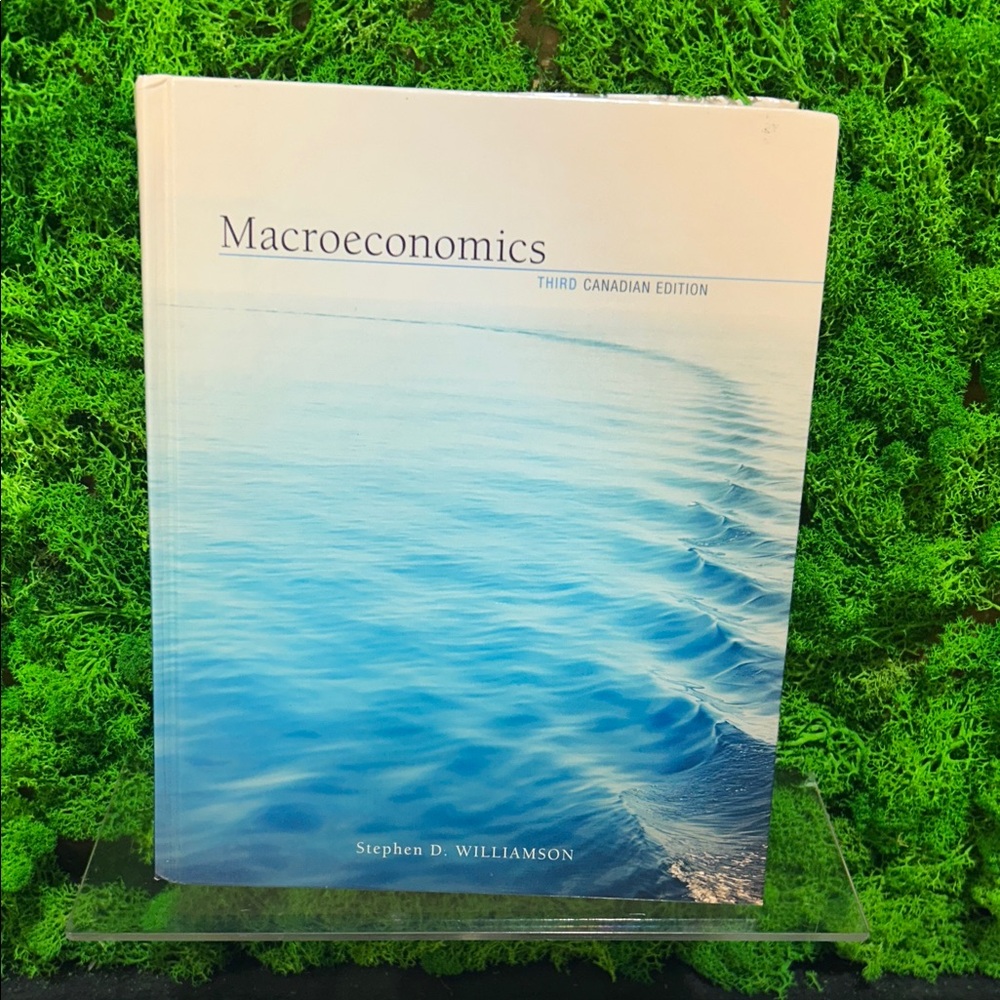 Macroeconomics Textbook by - Blue Cover
